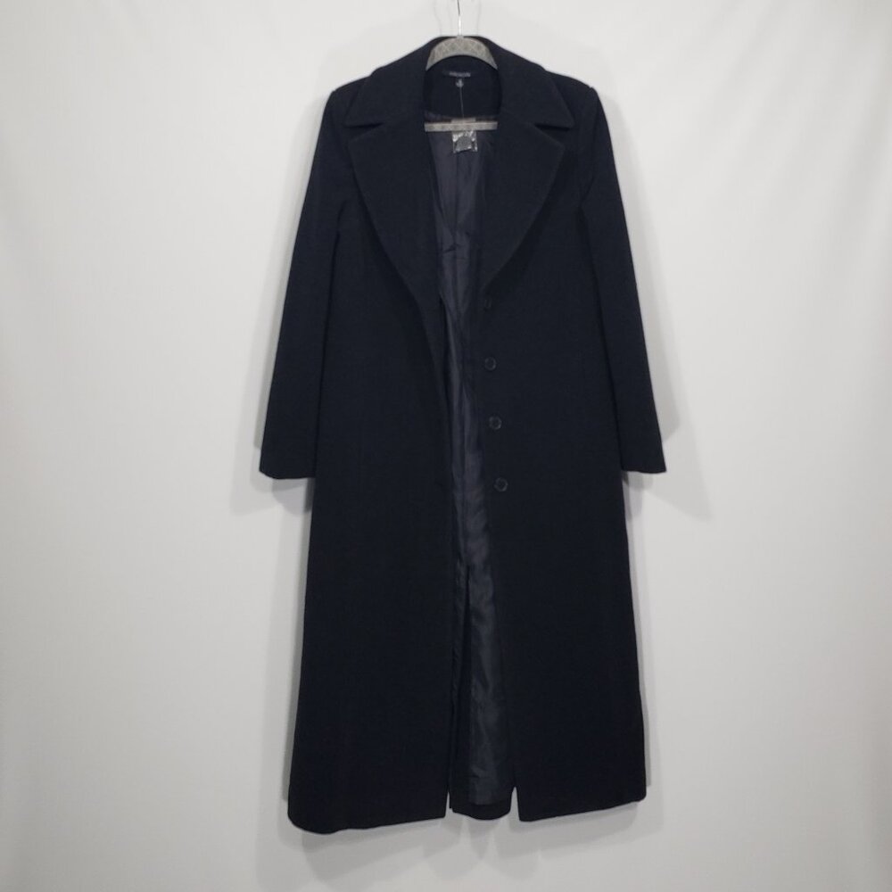 NWT  Chadwicks Grey Wool Overcoat Trenchcoat  Women's Size 12